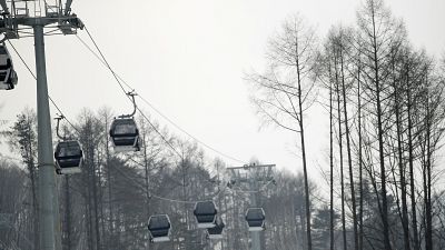 Ski gondola lift