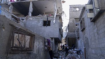 La distruzione nella Striscia di Gaza