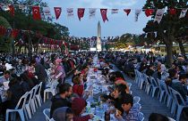 İstanbul'da iftar sofrası