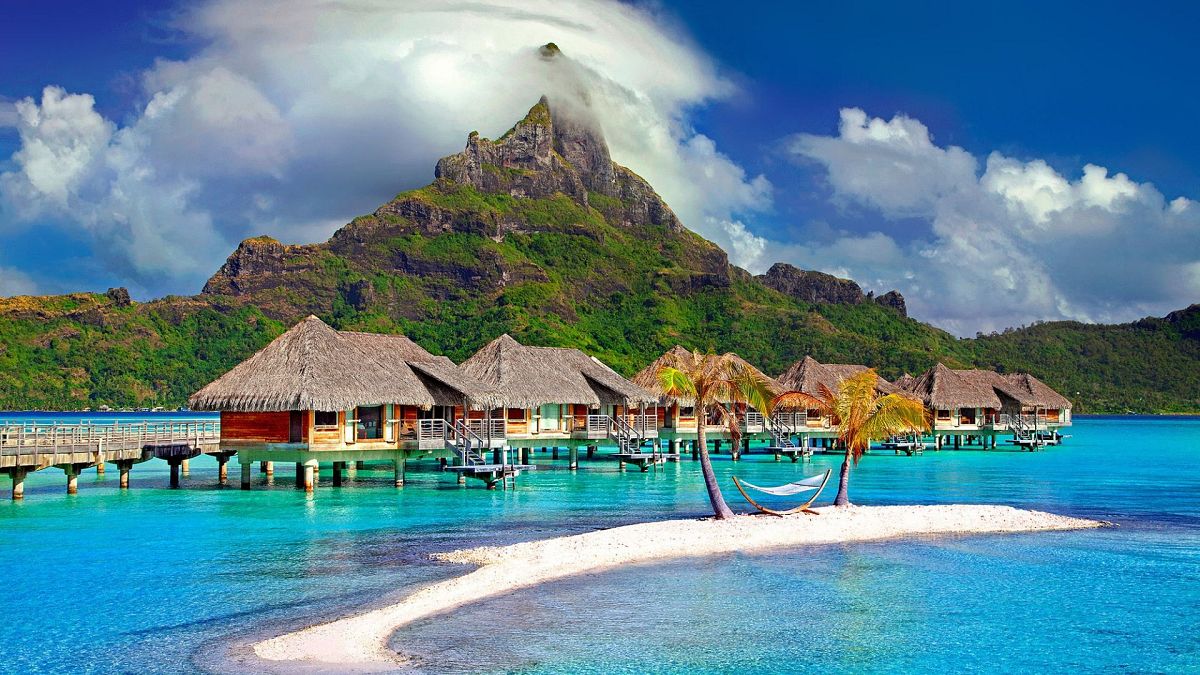 Tahiti is nearly 16,000 kilometres and 10 time zones away from Paris.