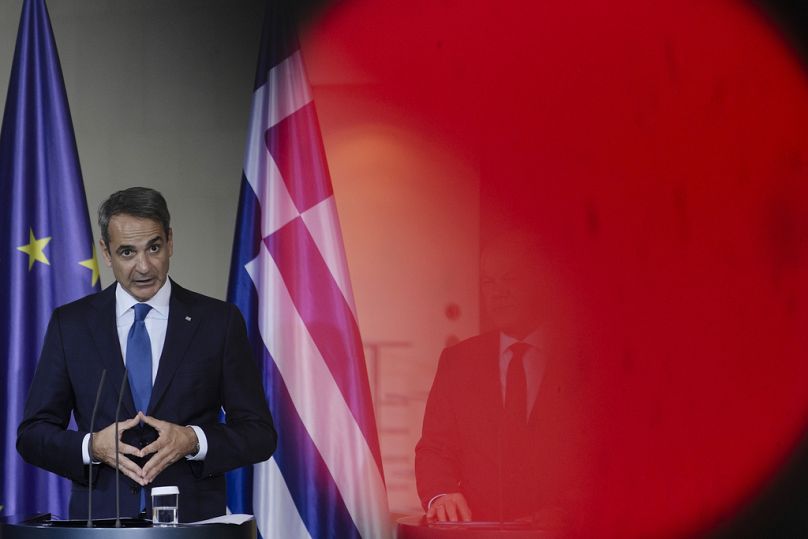 FILE: Greece's Prime Minister Kyriakos Mitsotakis