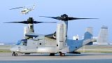 ABD Hava Kuvvetleri'ne ait "V-22 Osprey" tipi nakliye uçağı (arşiv) 