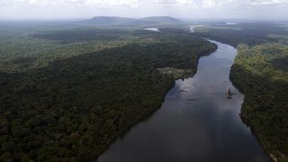 El río Esequibo en Guyana, en una fotografía tomada el 19 de noviembre de 2023