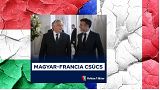 A magyar kormányfő és a francia elnök Párizsban, 2023 december 7. 