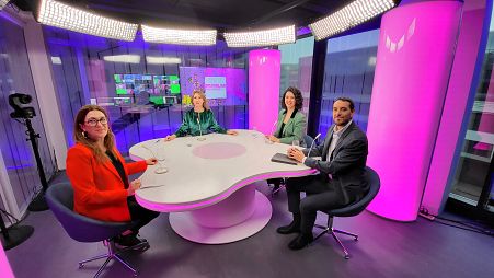 Méabh Mc Mahon con Soraya Rodríguez, Guillermo Bullrich y Anna Gumbau