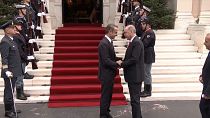 Mitsotakis und Erdoğan sprachen lange miteinander, bevor sie vor die Presse traten.