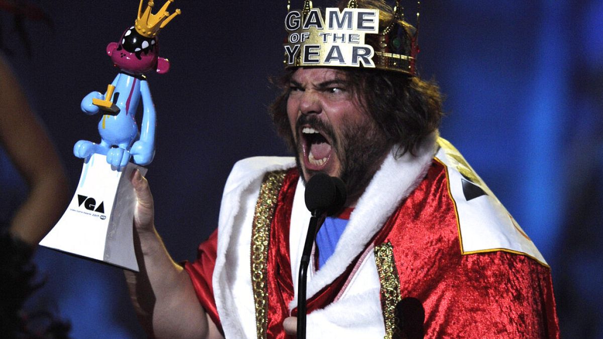 This means more! Jack Black's reaction to winning Best Voice for "Brutal Legend" at 2009 Video Game Awards is the stuff of console legend.
