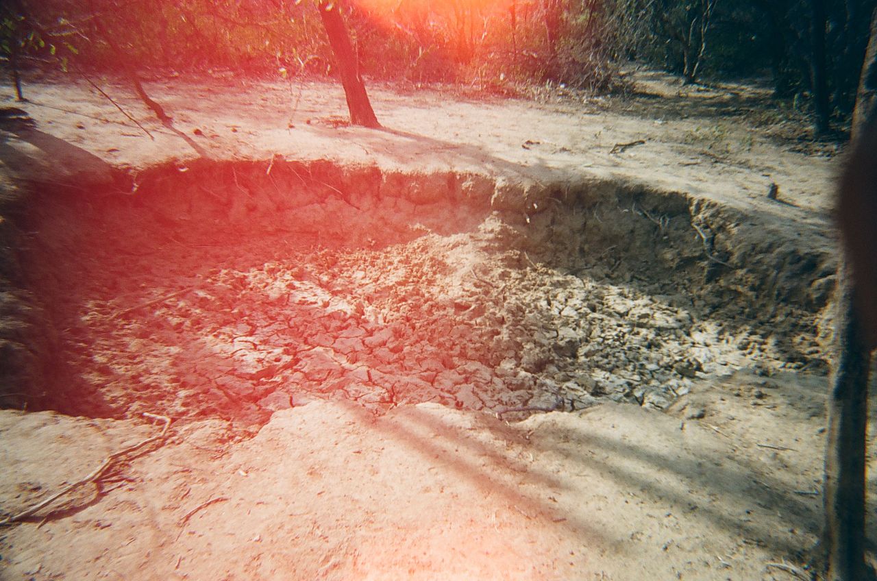 Ismael photographed a dried up water pool in his community, in the northern tip of Colombia.