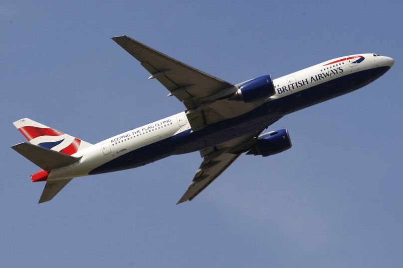 A British Airways plane in 2010.
