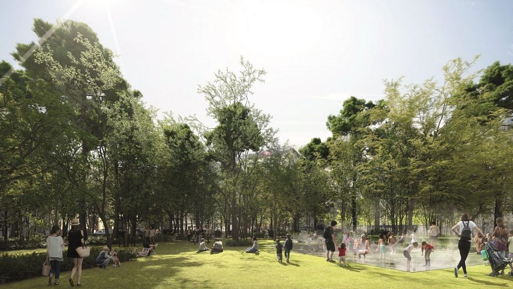 Paris starts work to transform busy roundabout into city’s first urban forest thumbnail