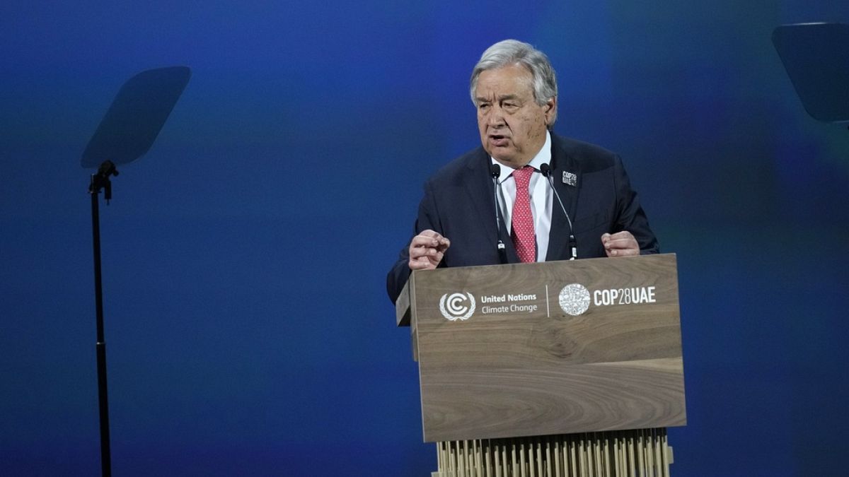 Birleşmiş Milletler Genel Sekreteri Antonio Guterres 