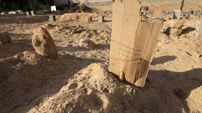 مقبرة دير البلح وسط قطاع غزة