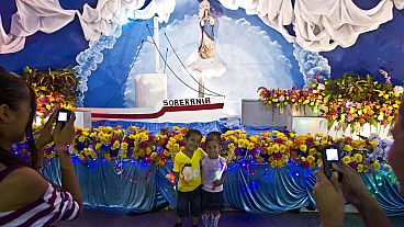 Imagen de la celebración de la Inmaculada Concepción de María en Nicaragua.