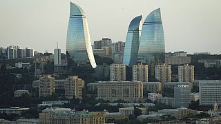 Azerbaycan'ın başkenti Bakü'den genel görünüm