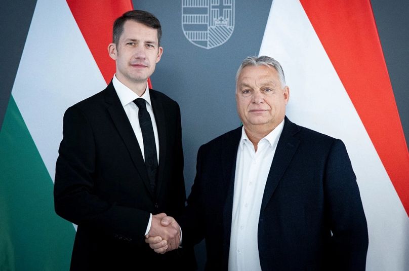 Pásztor Bálint és Orbán Viktor találkozója Budapesten, 2023 novemberében