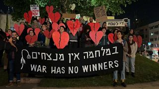 متظاهرون مناهضون للحرب، تل أبيب، إسرائيل 9 دجنبر 2023