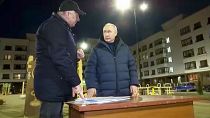 Владимир Путин в Мариуполе, март 2023 года