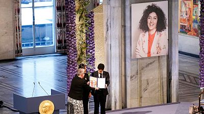 مراسم اهدای جایزه صلح نوبل در شهر اسلو