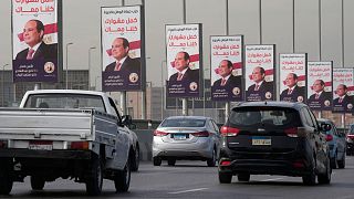 تصاویر تبلیغاتی سیسی در مصر به تاریخ ۱۹ دسامبر ۲۰۲۳‍