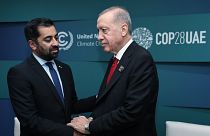 Cumhurbaşkanı Recep Tayyip Erdoğan, İskoçya Başbakanı Hamza Yusuf'la COP 28 zirvesinde görüştü