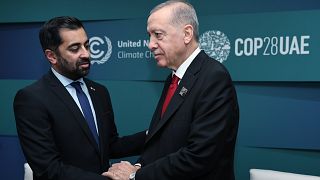 Cumhurbaşkanı Recep Tayyip Erdoğan, İskoçya Başbakanı Hamza Yusuf'la COP 28 zirvesinde görüştü