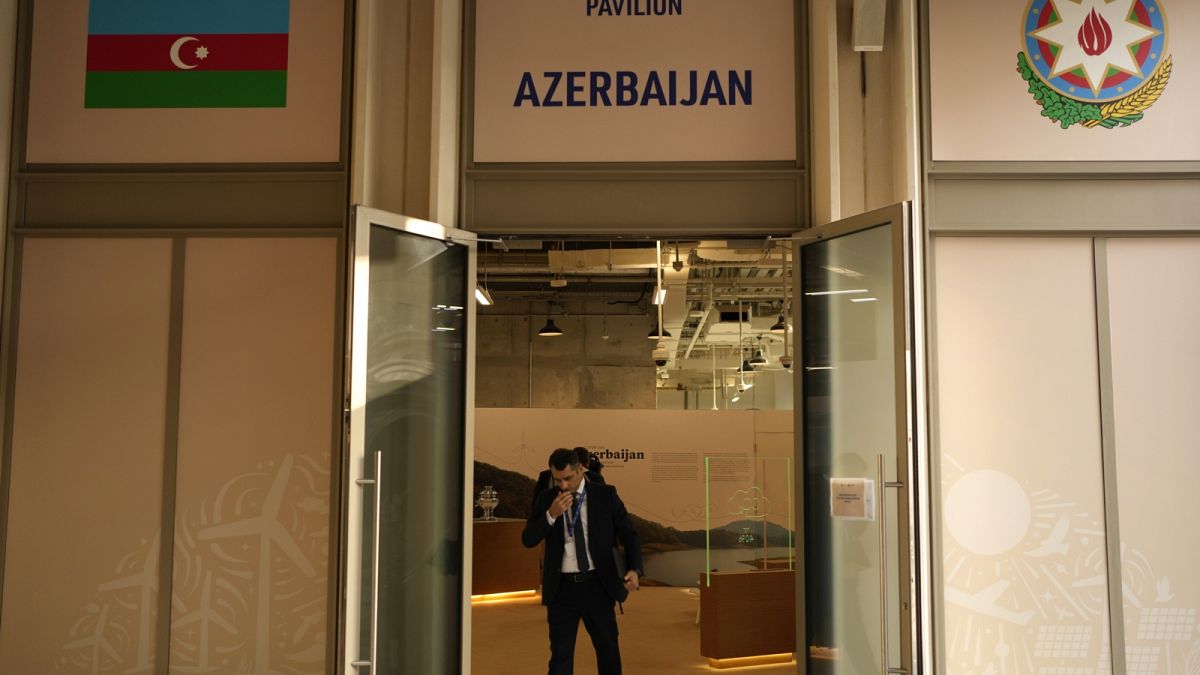 Azerbajdzsán pavilonja a COP28 klímacsúcson, Dubajban
