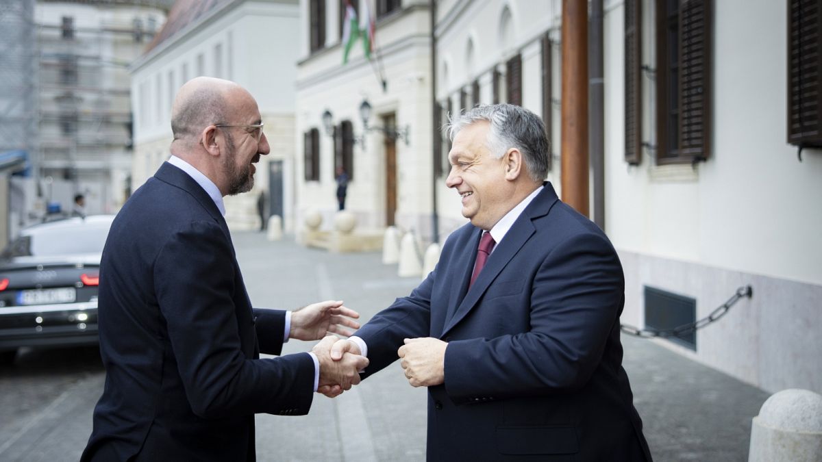 Charles Michel, az Európai Tanács elnöke november végén a magyar kormányfővel, Budapesten