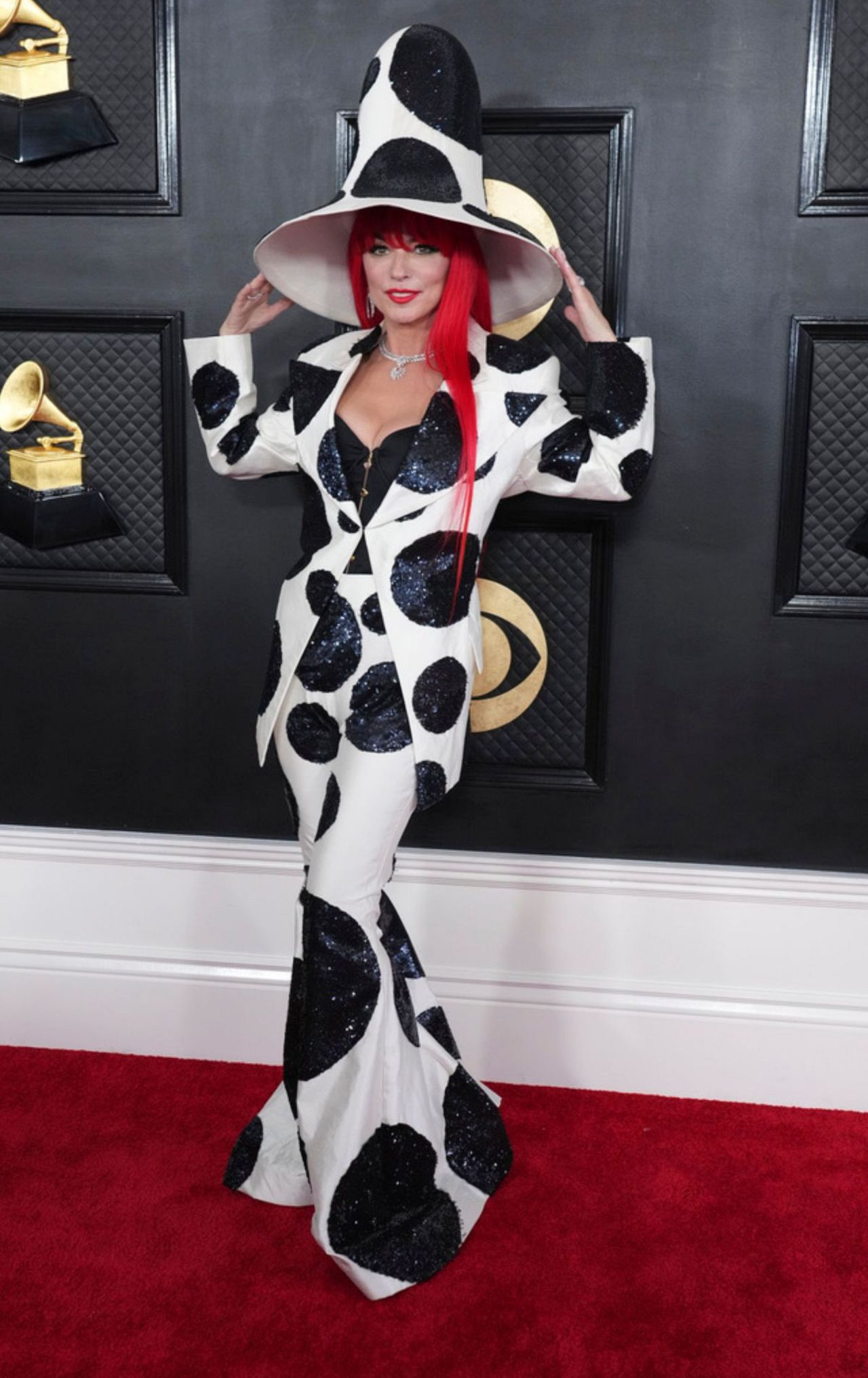 Shania Twain arrives at the 65th annual Grammy Awards on Sunday, Feb. 5, 2023, in Los Angeles.