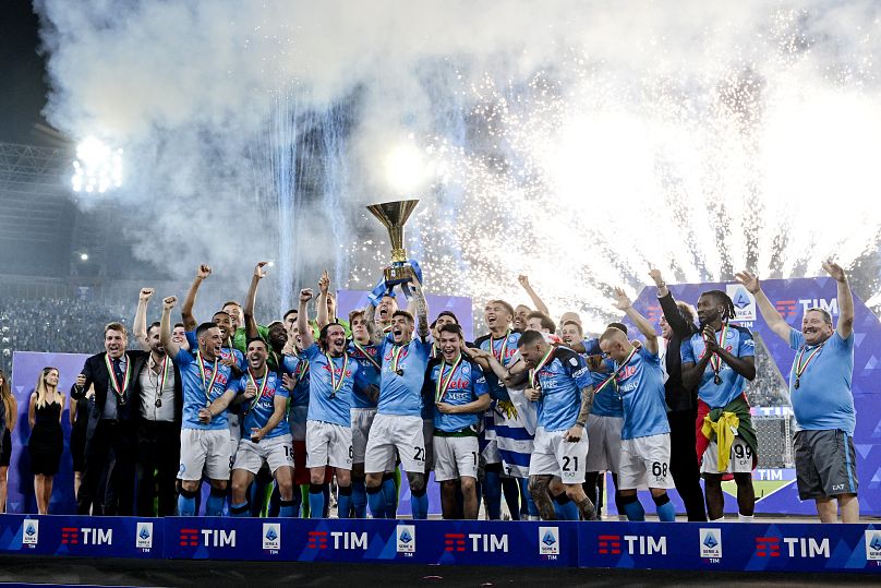 Napoli lifted the Scudetto back in June.