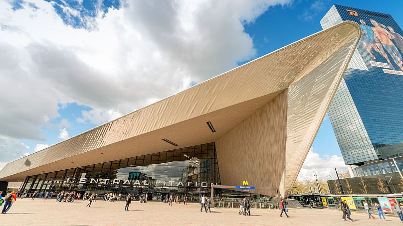 La gare centrale de Rotterdam, Pays-Bas