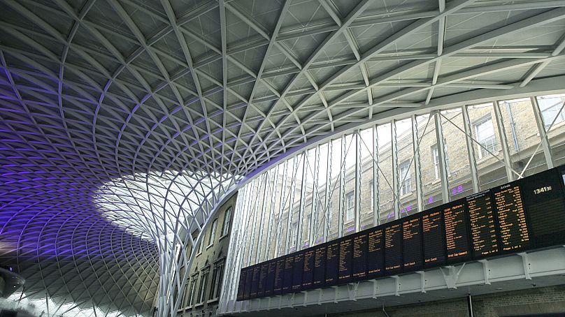 King's Cross Station in London, England.