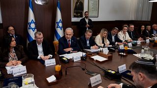 نتنياهو خلال اجتماع للحكومة الإسرائيلية