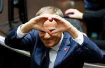 دونالد توسک، نخست‌وزیر جدید لهستان پس از کسب رای اعتماد از پارلمان