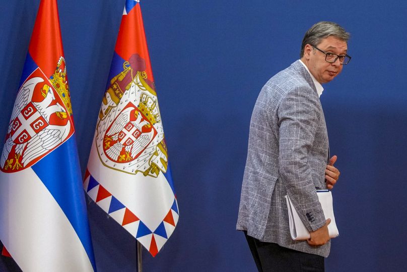 Il presidente serbo Aleksandar Vučić