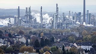 A BP oil refinery in Gelsenkirchen, Germany, EU policy is to gradually replace petroleum with low-carbon transport fuels, but doubts remain over the alternatives.