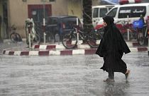 Com as chuvas torrenciais, a situação humanitária continua a deteriorar-se na Faixa de Gaza