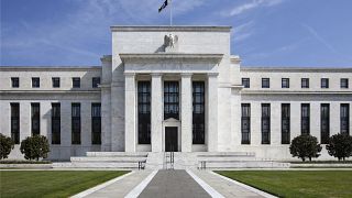 The US Federal Reserve bank building (file photo)