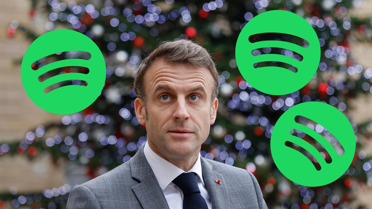 Le président français Emmanuel Macron préconise l'instauration d'une taxe pour financer le secteur musical français