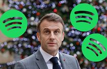 Le président français Emmanuel Macron préconise l'instauration d'une taxe pour financer le secteur musical français