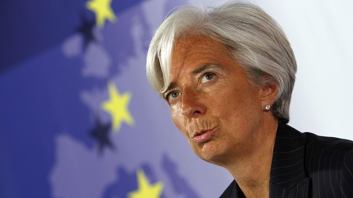 A presidente do Banco Central Europeu Christine Lagarde