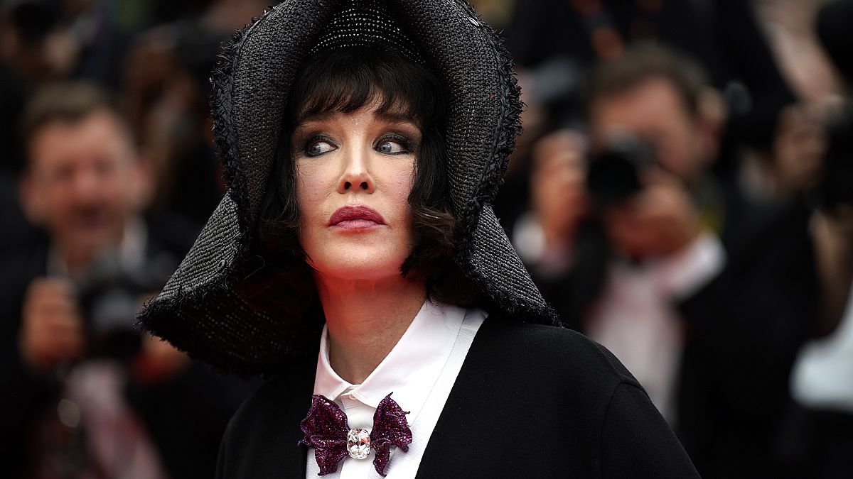 French actor Isabelle Adjani attends the 2022 Cannes Film Festival.