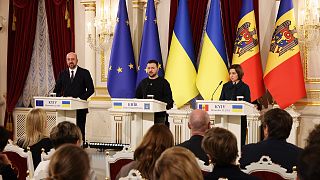 The European Council agreed to open accession negotiations with Ukraine and Moldova.