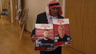نواف الزيادنه، قريب اثنين من البدو العرب الإسرائيليين الذين احتجزتهم حماس كرهينتين في غزة، 14 دجنبر 2023