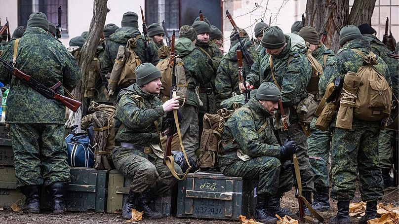 Orosz mozgósított katonák