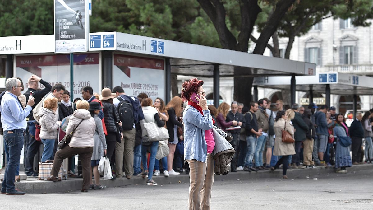 sciopero dei trasporti a Roma