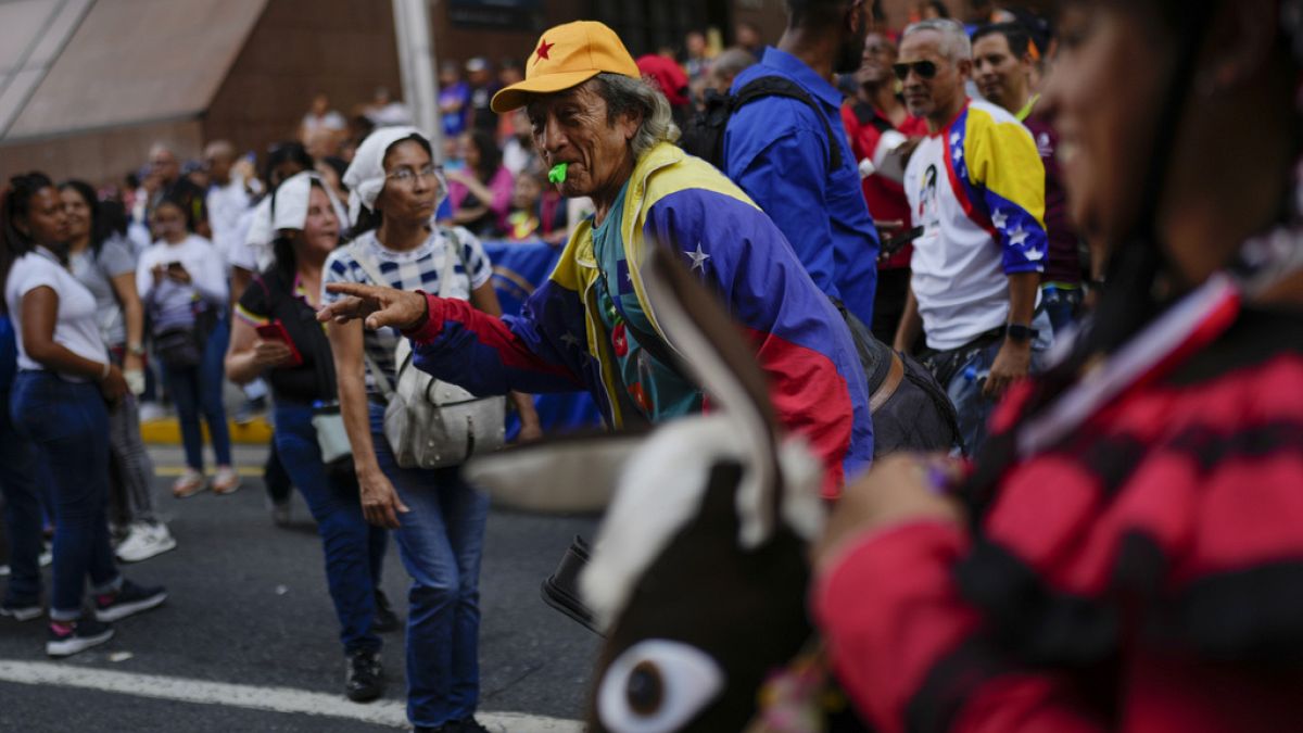 Pro-venezolanische Demonstrierende 