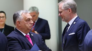 Hungary’s Viktor Orbán at the European Council Summit, 14 December 2023