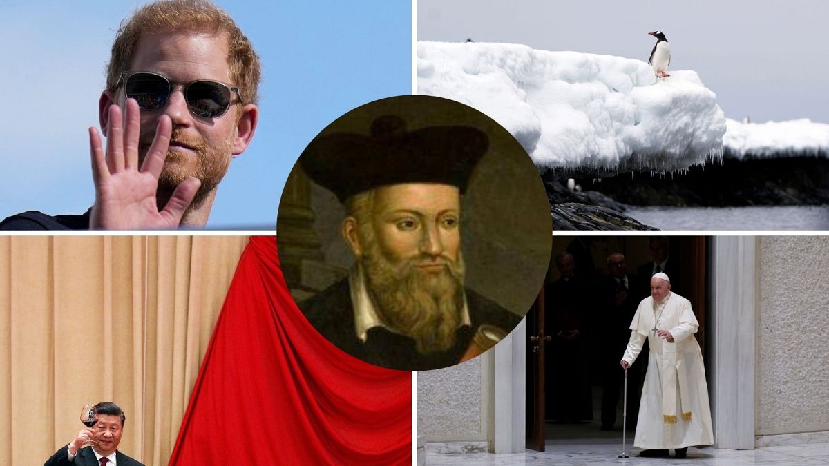 Il 2024 secondo Nostradamus: Un nuovo Papa, Harry sul trono e la guerra con la Cina 