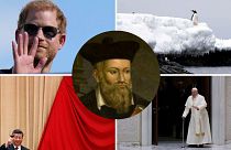 2024 de acordo com Nostradamus: Um novo Papa, Harry no trono e guerra com a China 