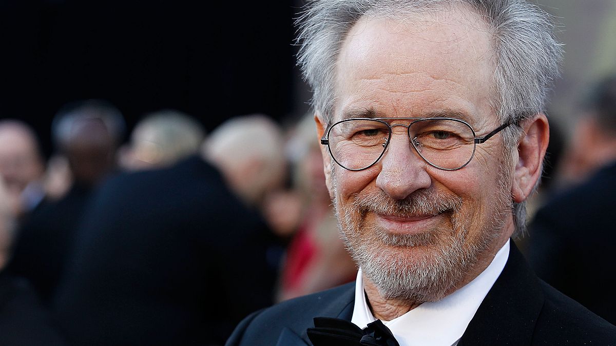 Steven Spielberg arrives before the 83rd Academy Awards on Sunday, Feb. 27, 2011, in the Hollywood section of Los Angeles.